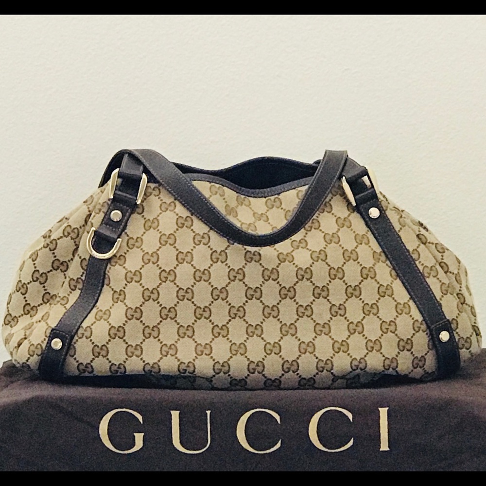 GUCCI GG Monogram Abbey Hobo